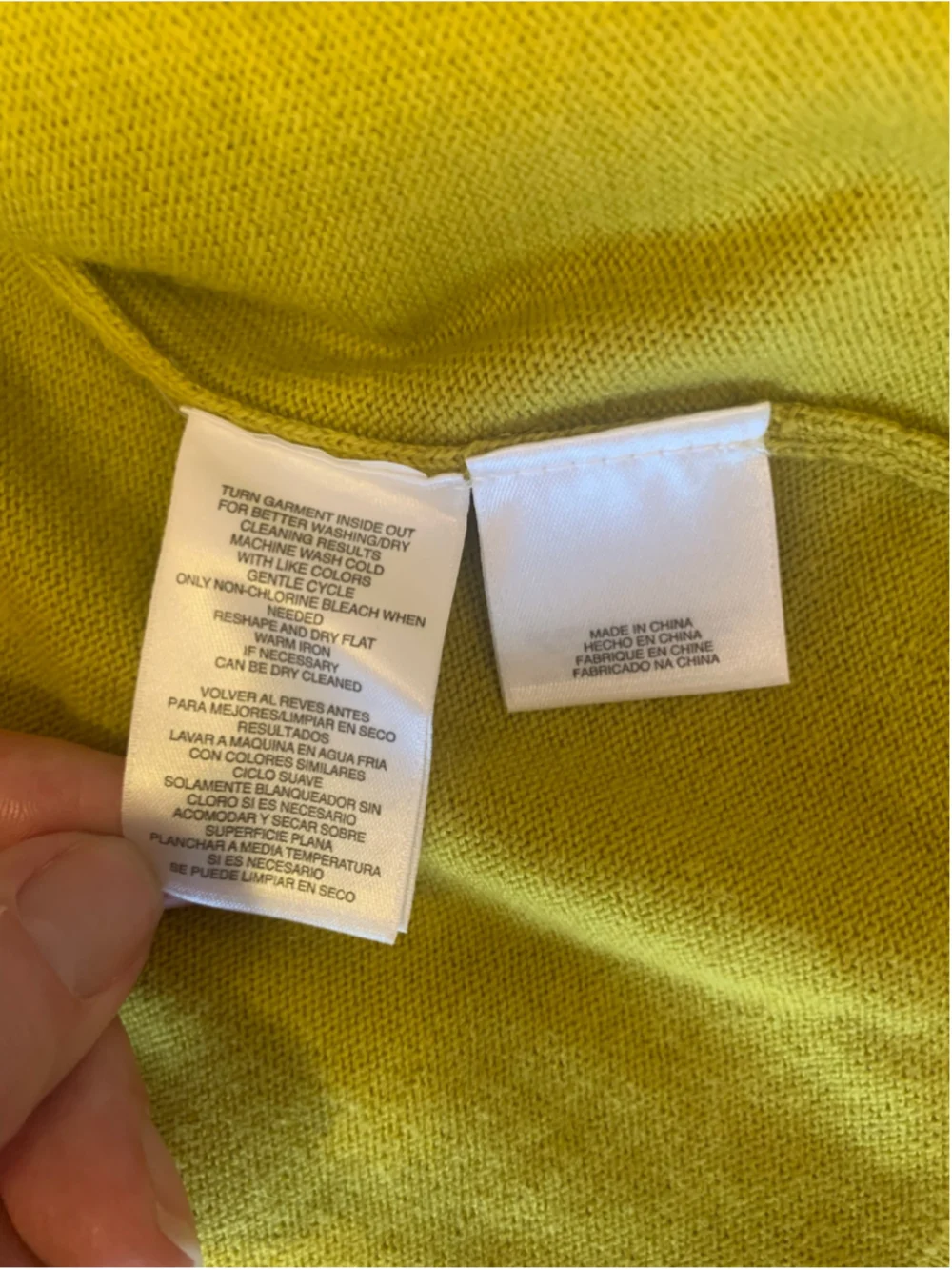 Jones New York Cardigan Sweater XL Yellow / Green